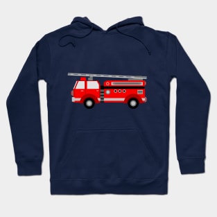 Kids Fire Truck For Boys & Girls Hoodie